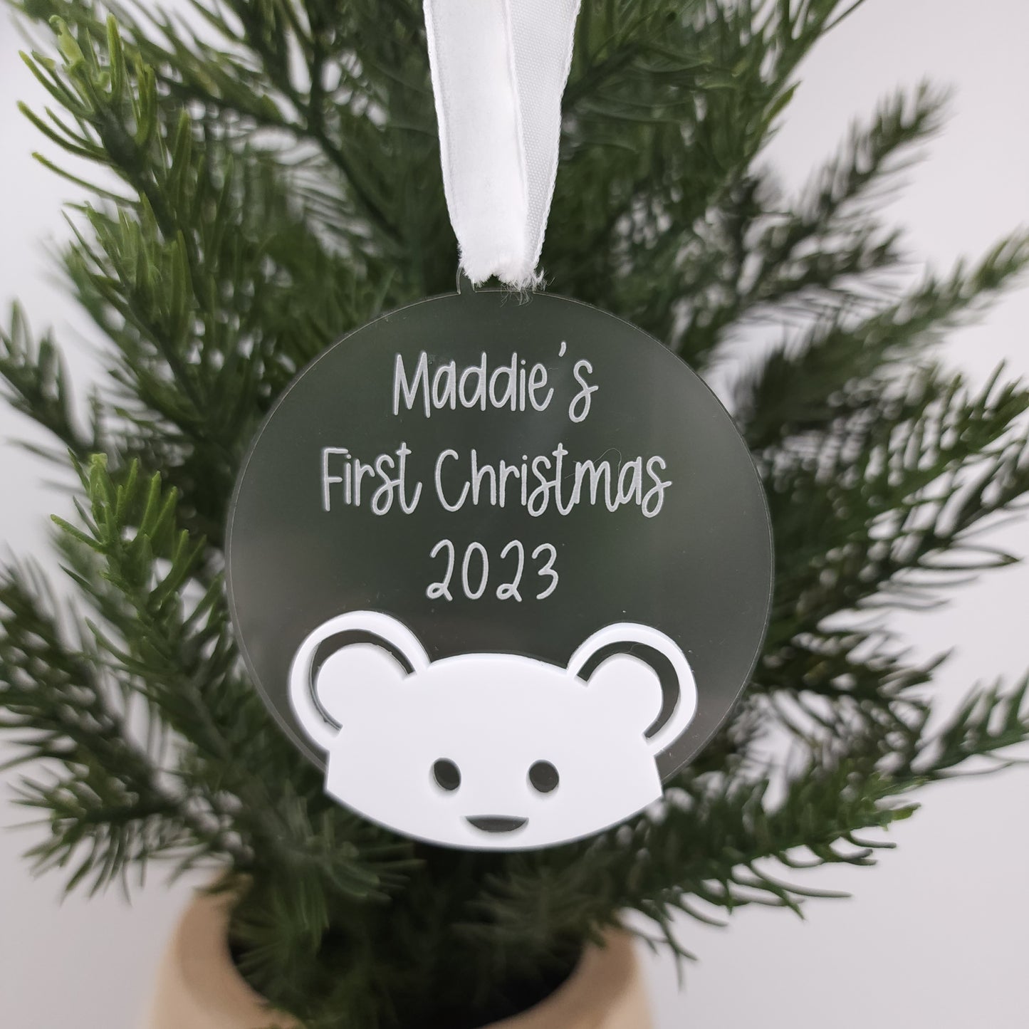 Baby's First Christmas Bear Ornament