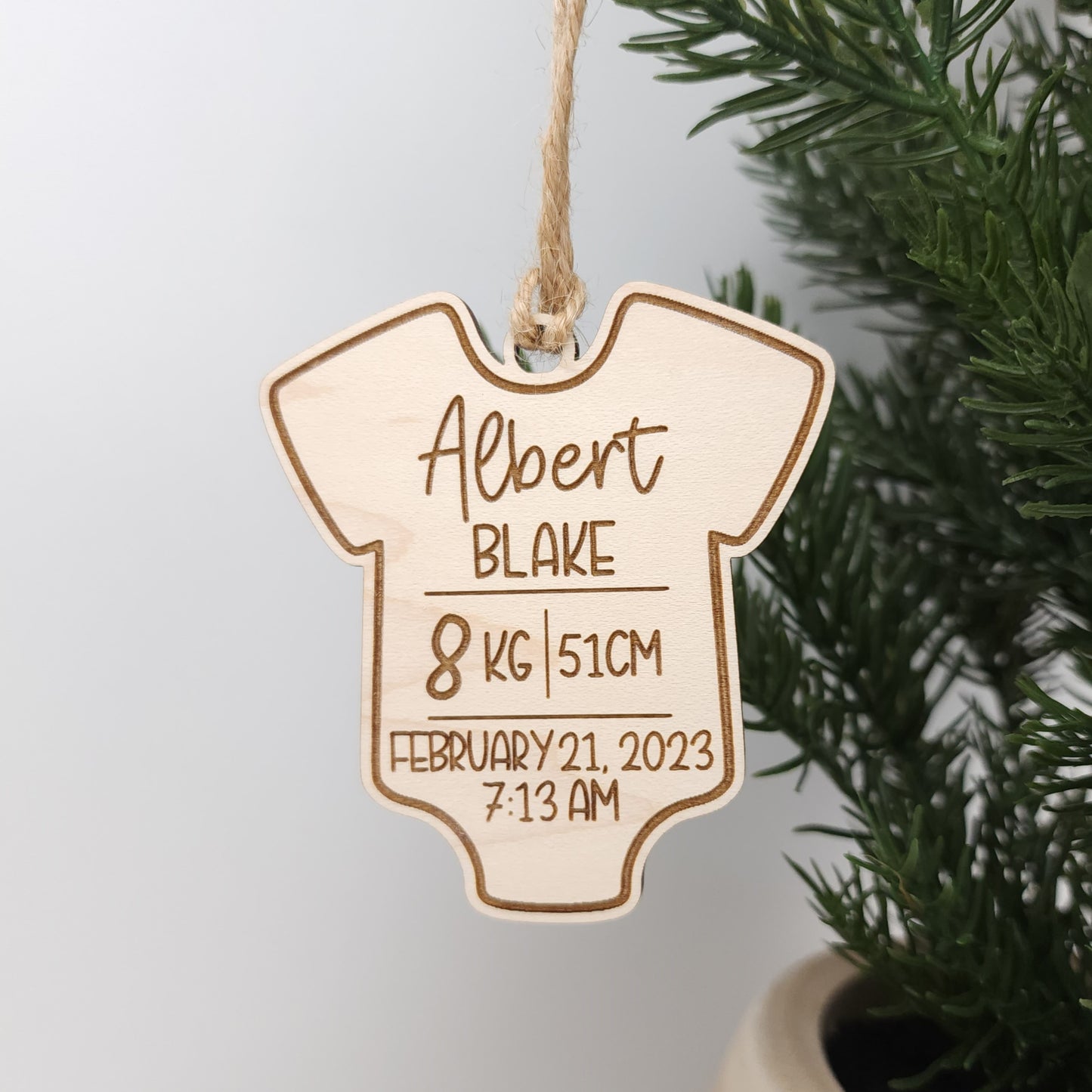 Baby Onesie Ornament