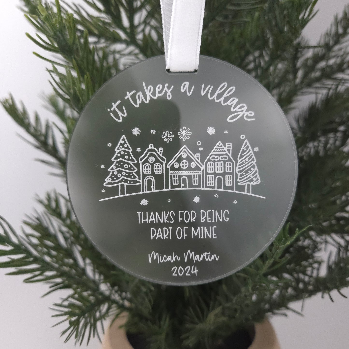 It Takes a Village Ornament