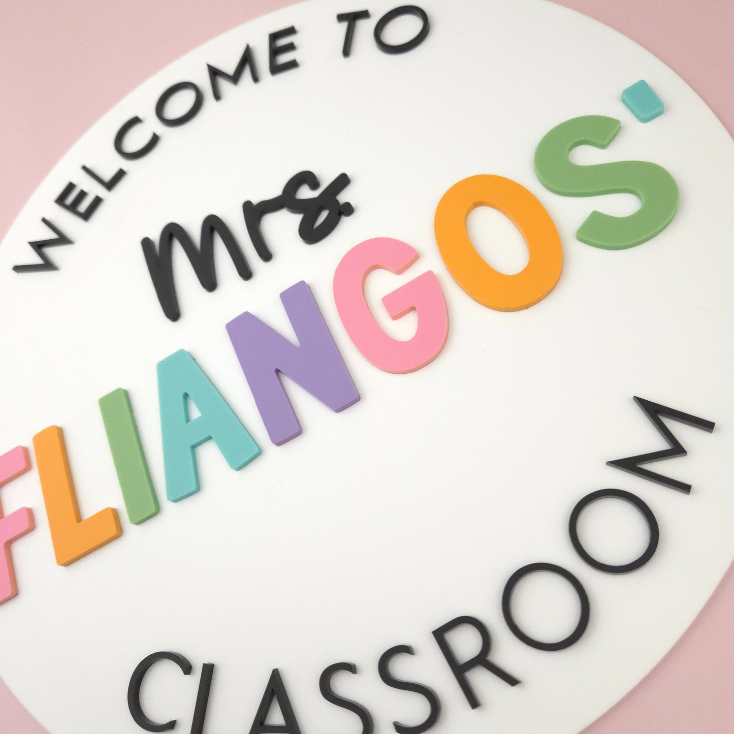 Welcome to the Classroom Sign