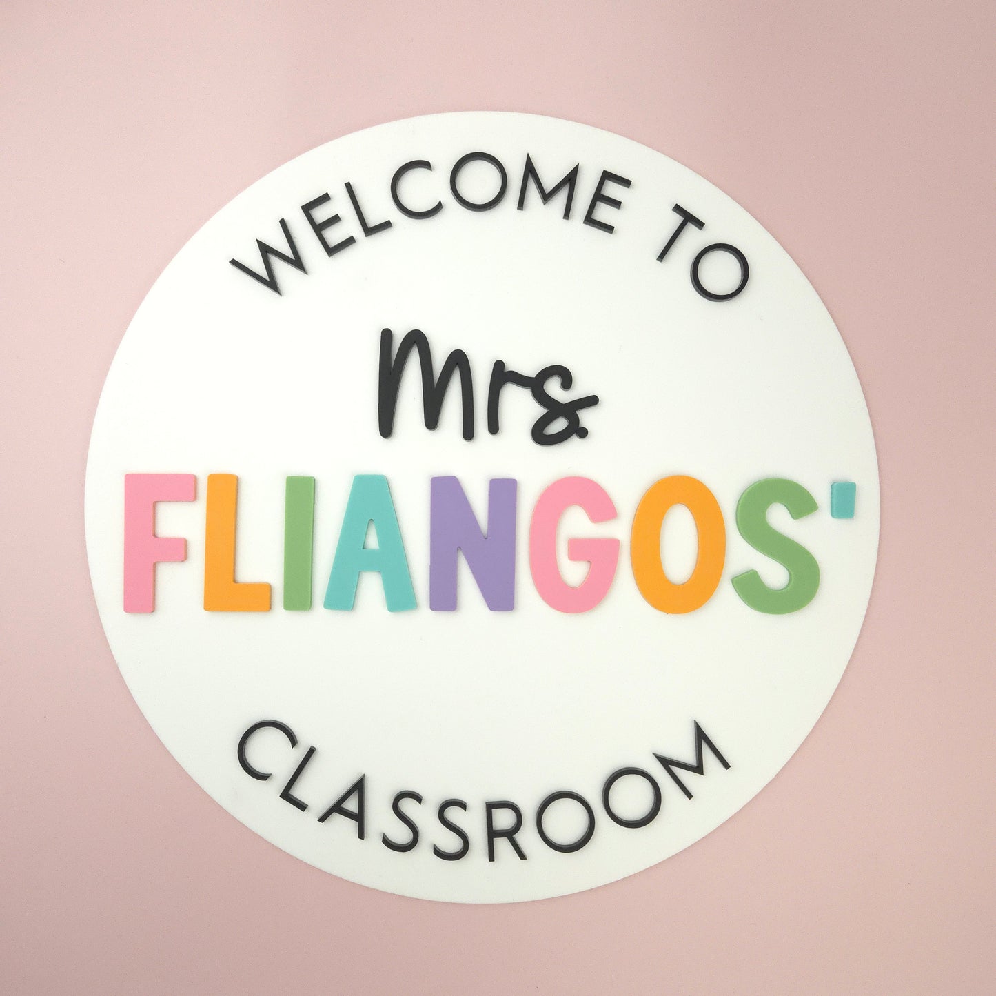 Welcome to the Classroom Sign