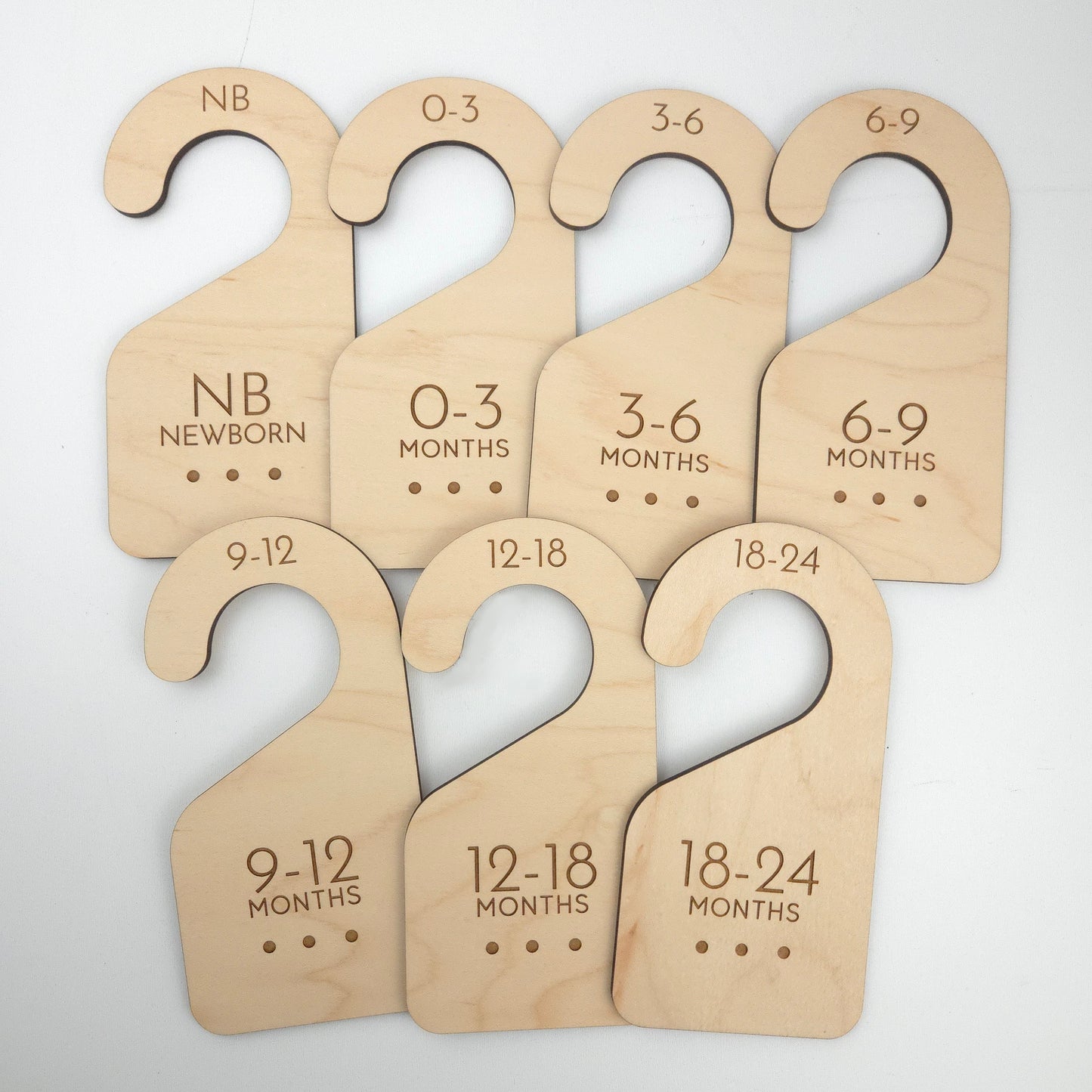 3 Dot Baby Closet Organizers