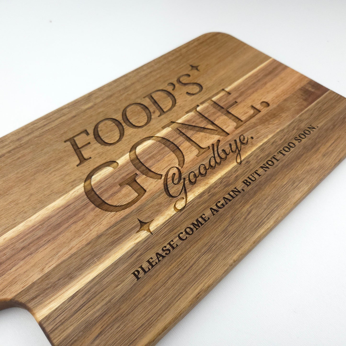 Food's Gone Acacia Board