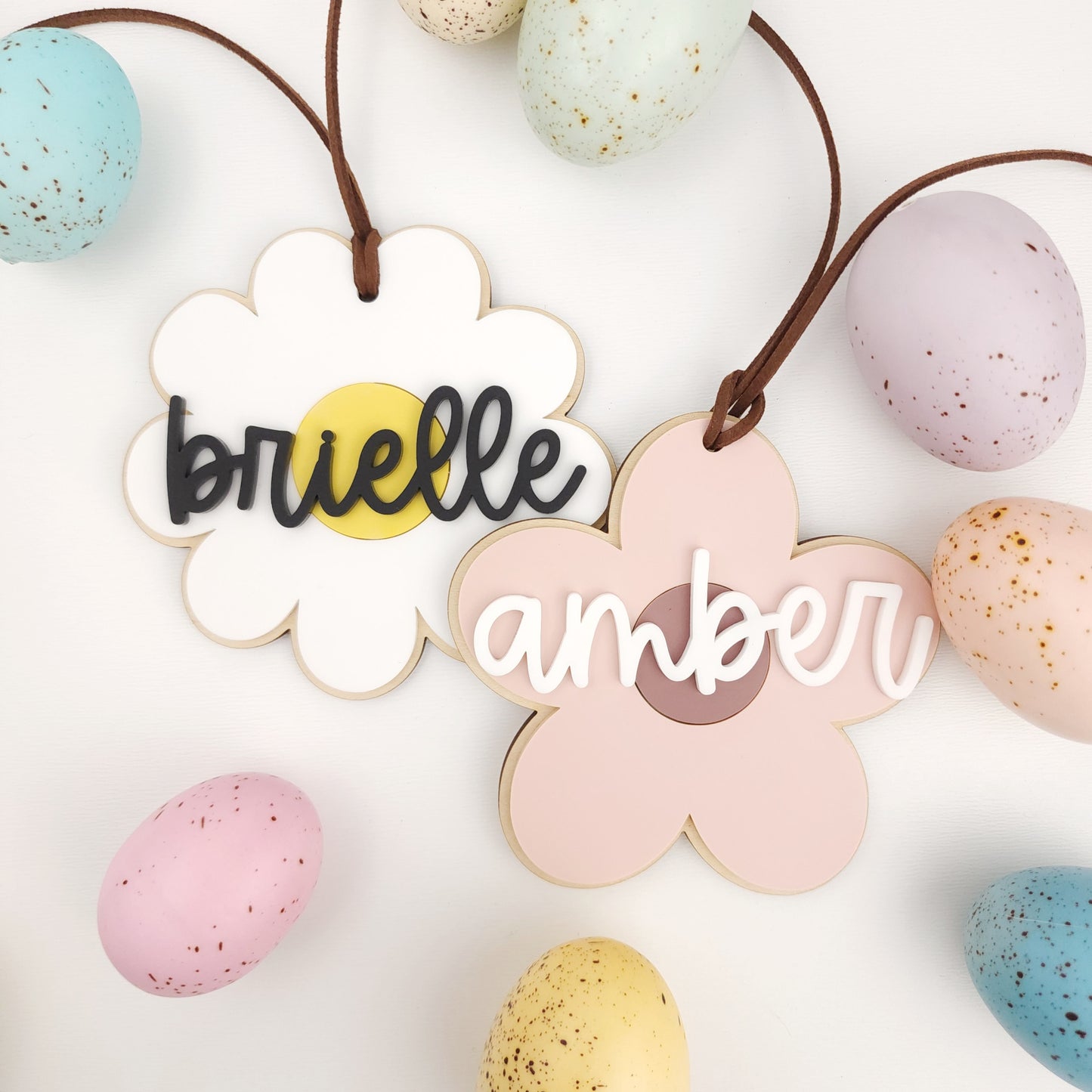 Flower Easter Tag