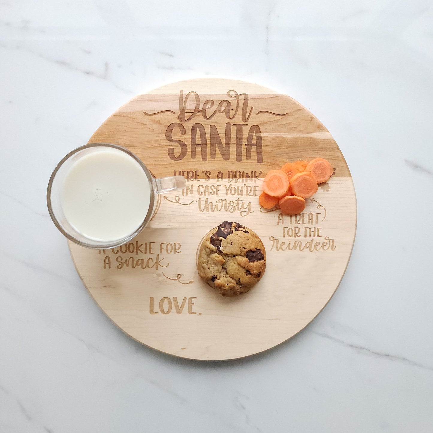 Santa Cookie Tray