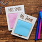 Personalized Sticky Note Holder