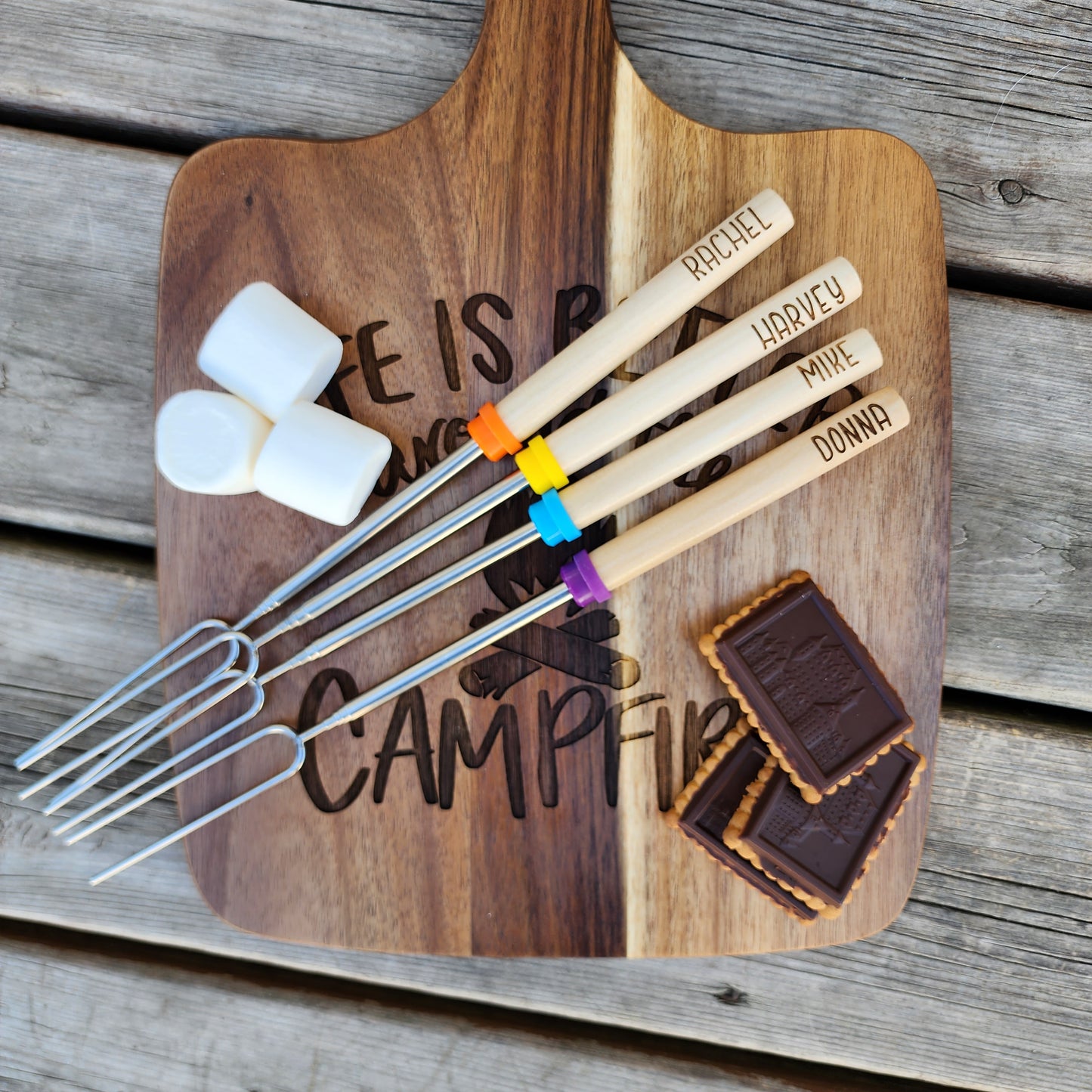 Personalized Marshmallow Roasting Stick