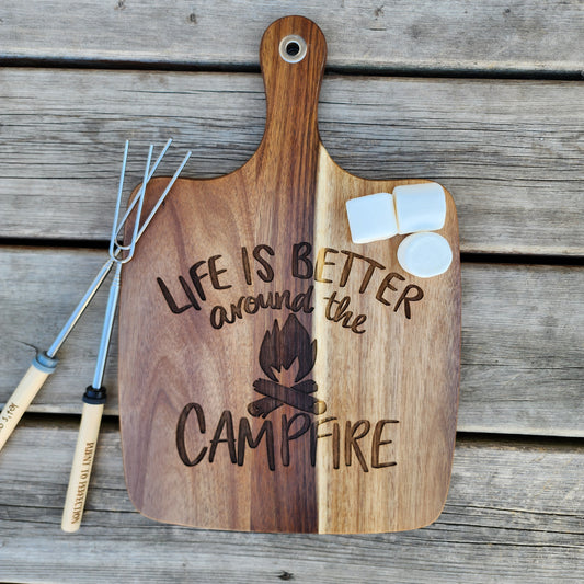 Camping Acacia Cutting board