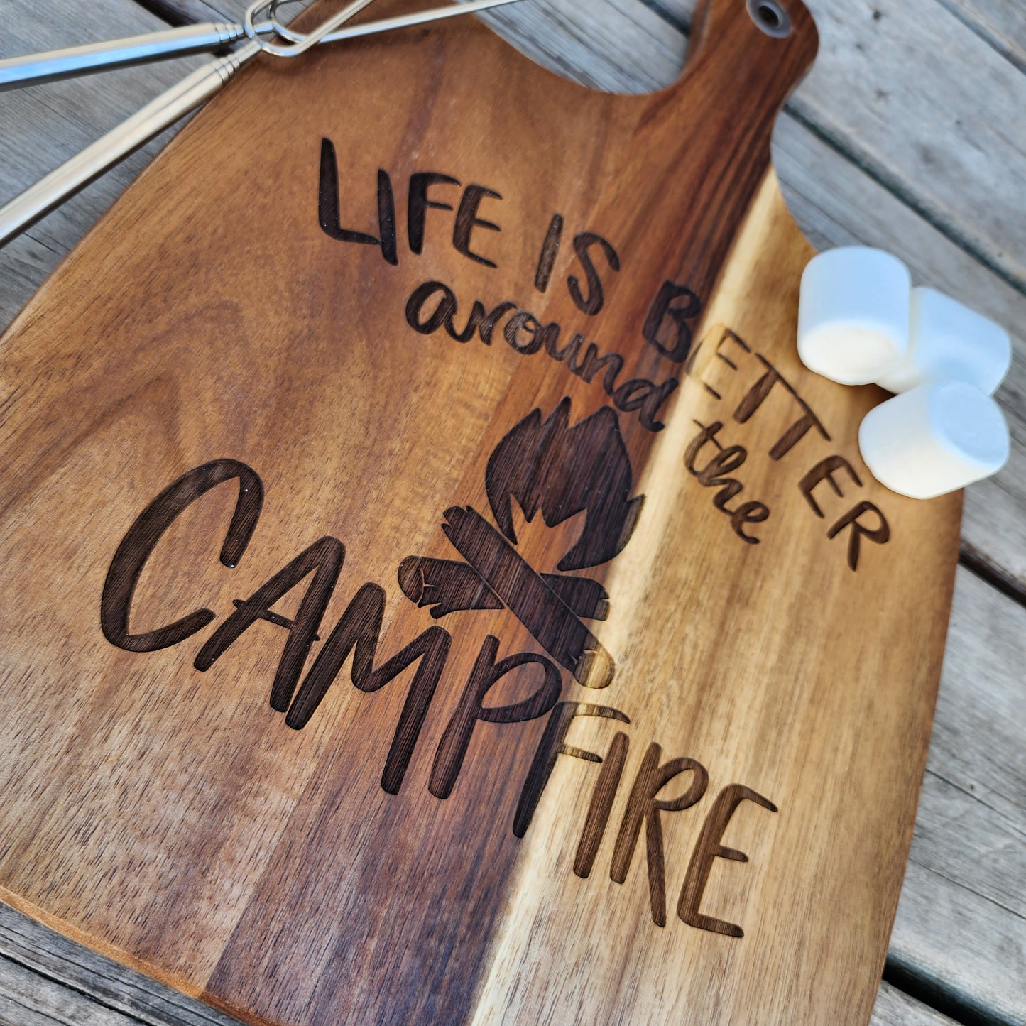 Camping Acacia Cutting board