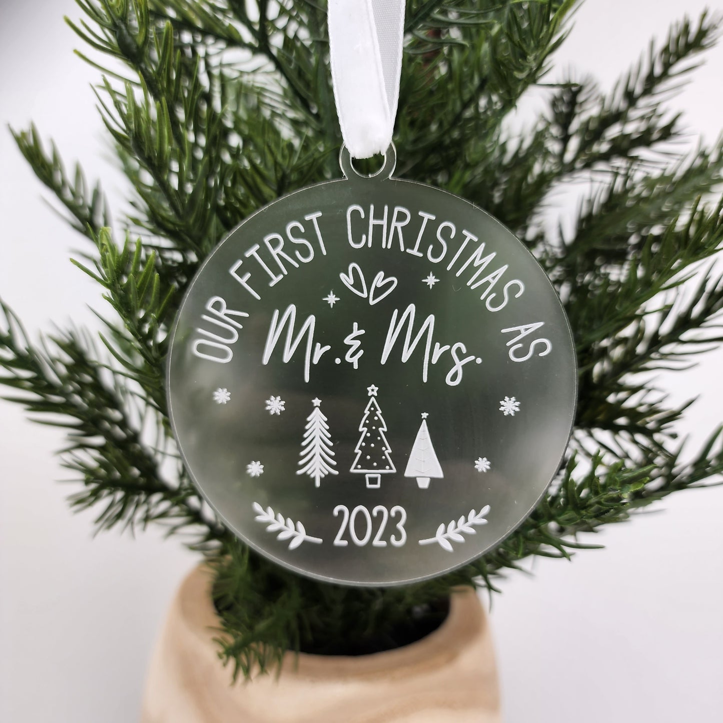 First Christmas Married Ornament