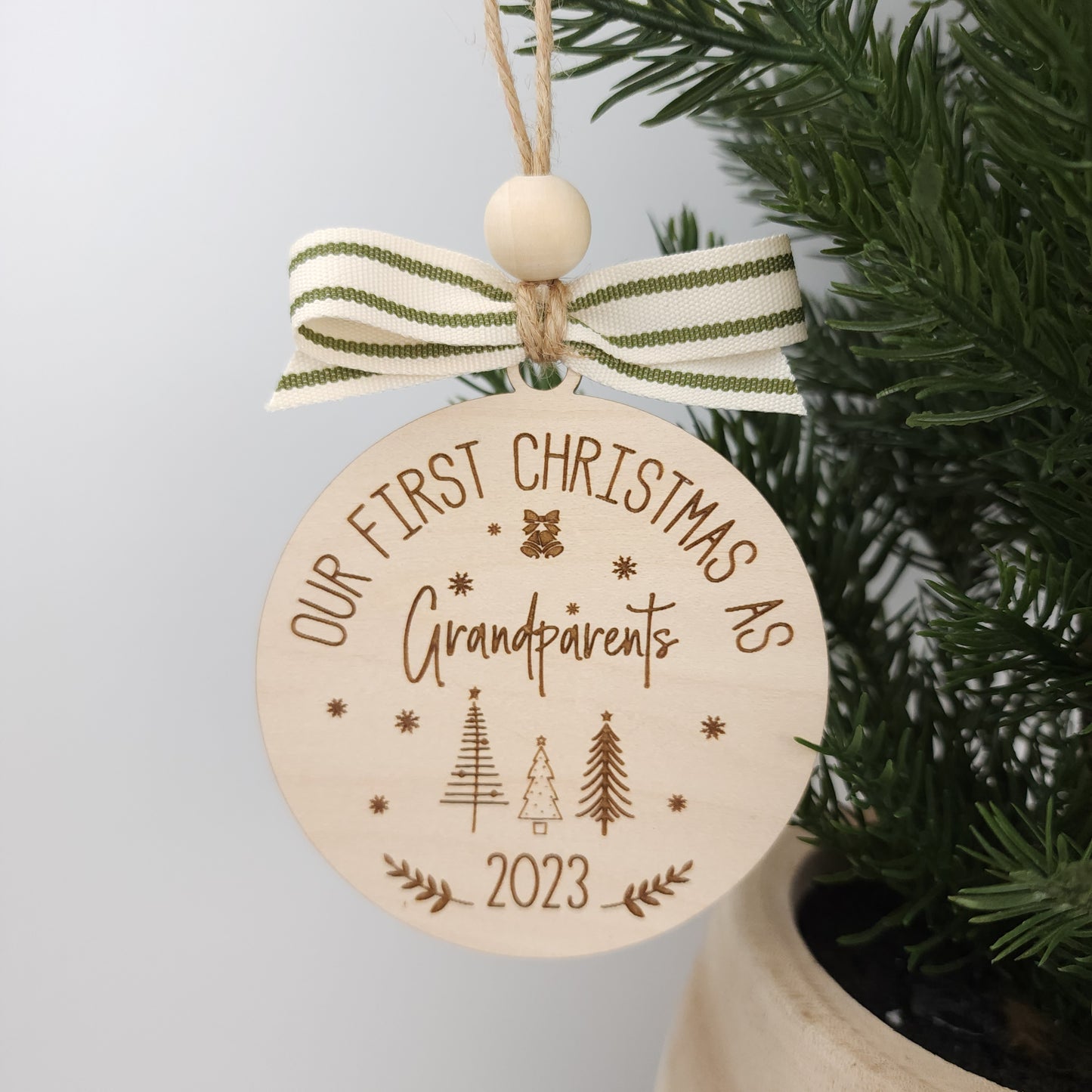 First Christmas as Grandparents Ornament