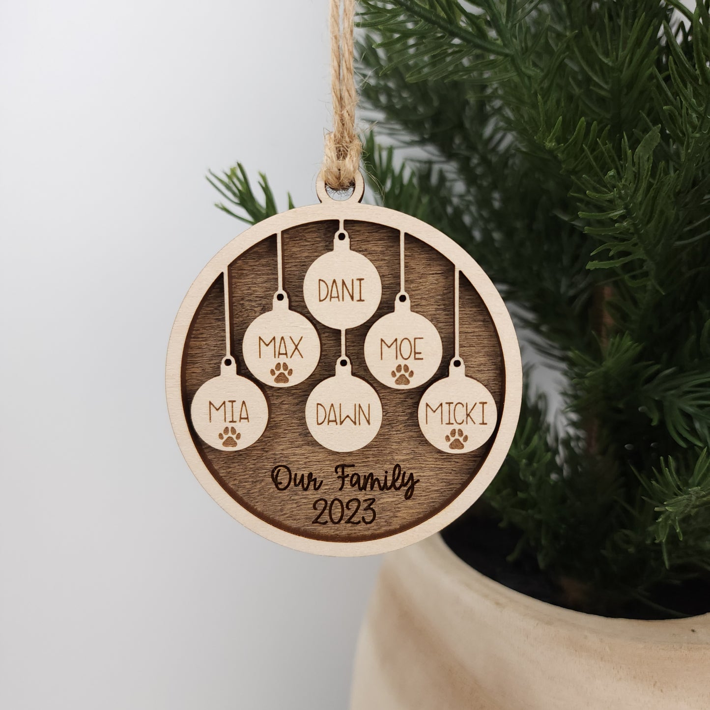 Family Ornament (1-10 members)