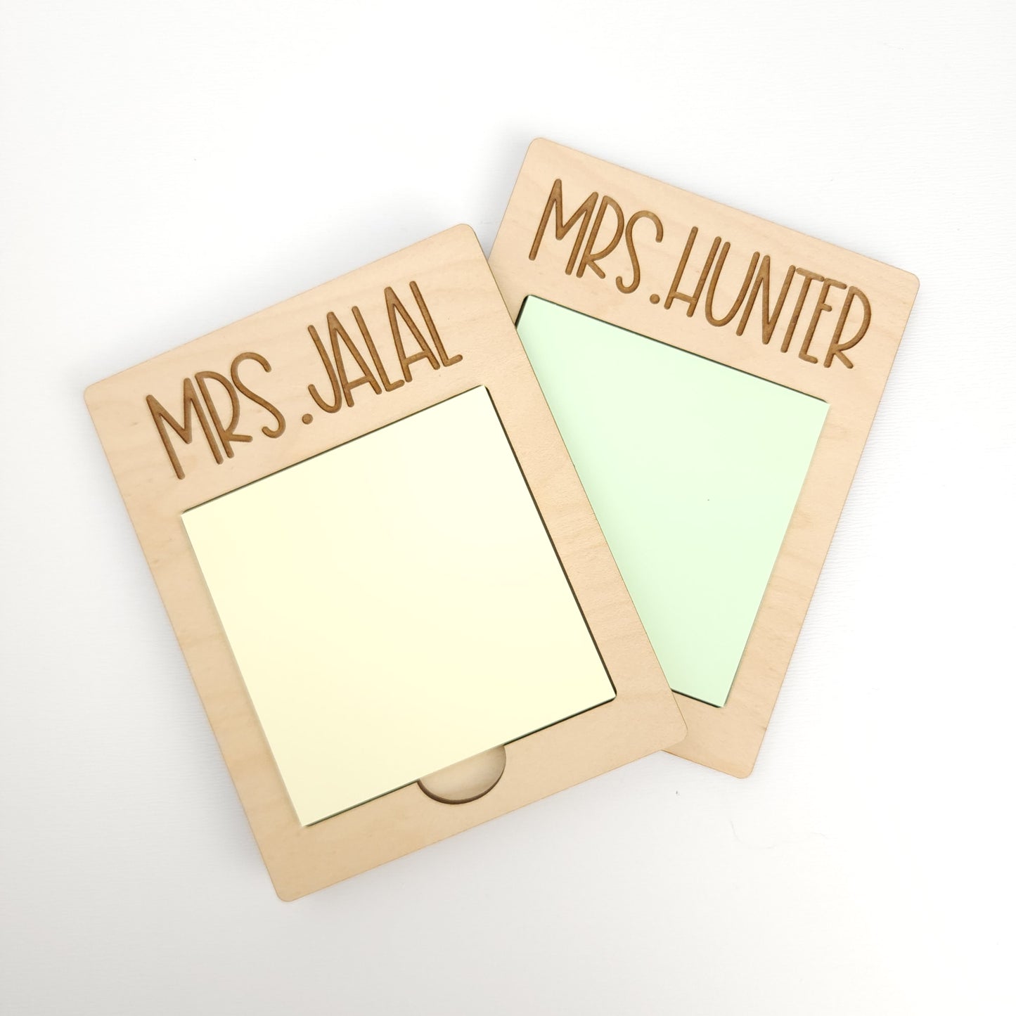 Personalized Sticky Note Holder