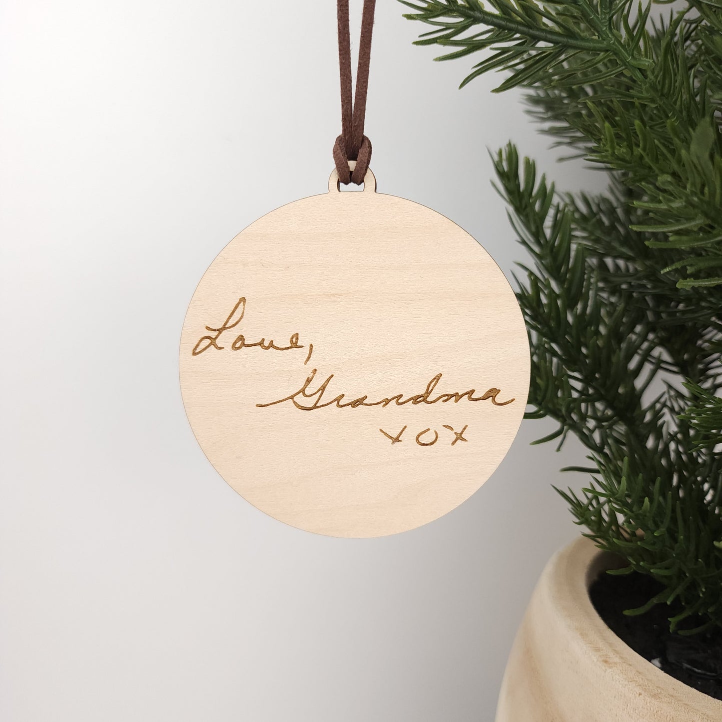 Custom Handwriting Ornament