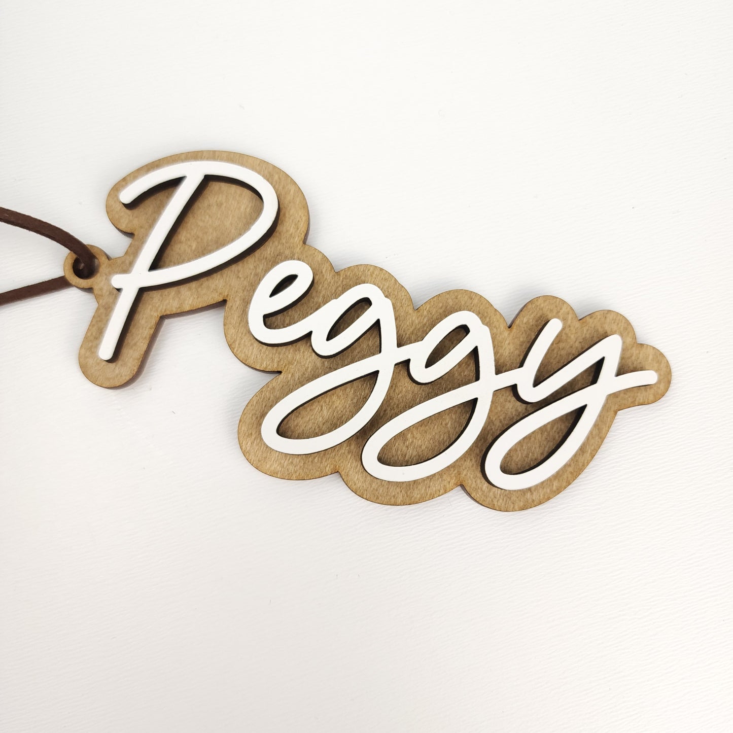 Name Outline Stocking Tag