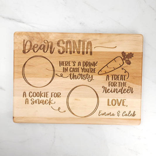 Santa Cookie Tray