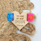 Personalized Valentine with Pop Fidget Bracelet