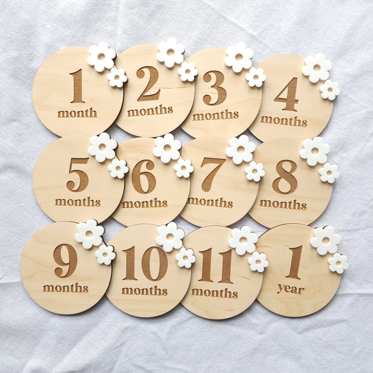 Floral Monthly Milestones