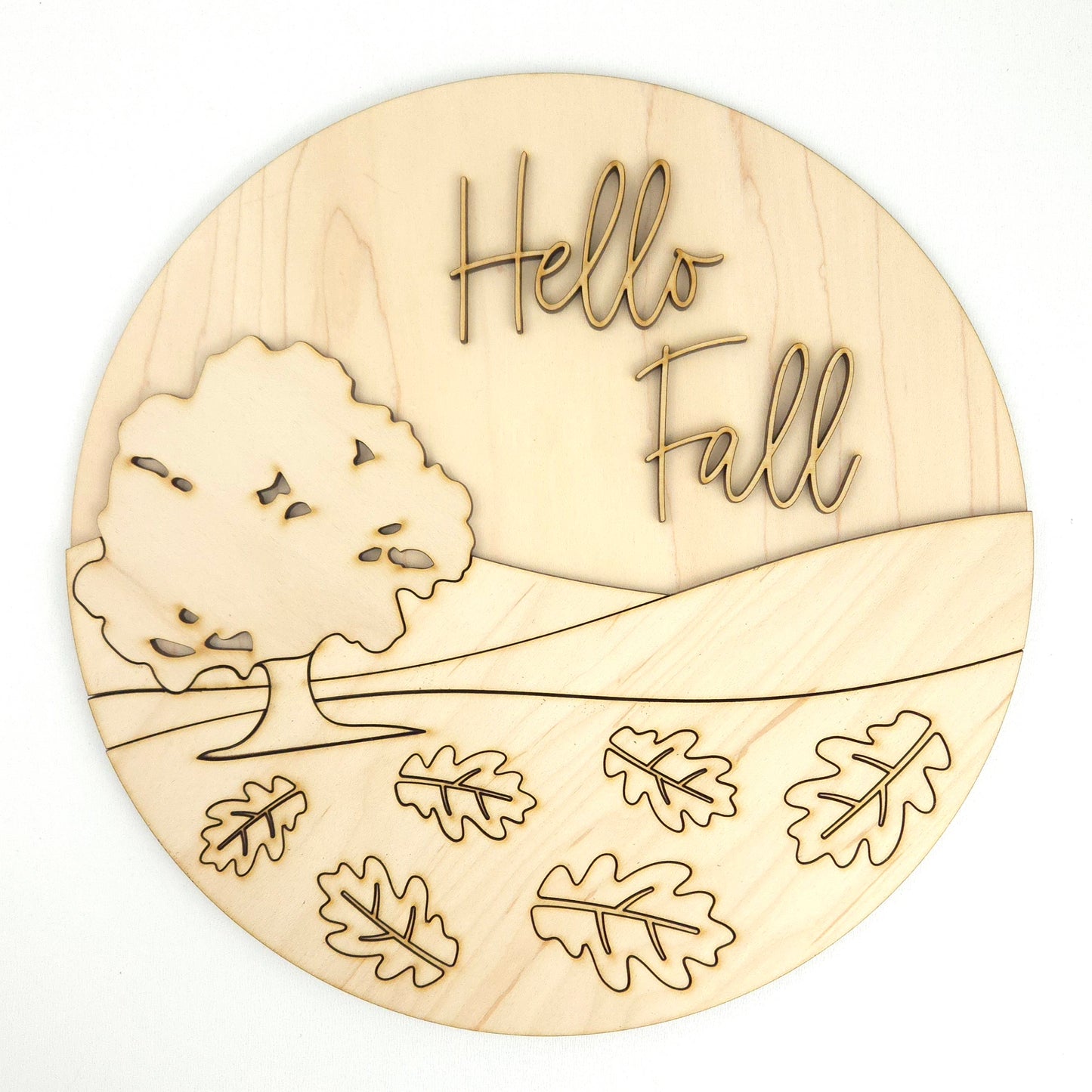 Hello Fall Falling Leaves DIY Kit