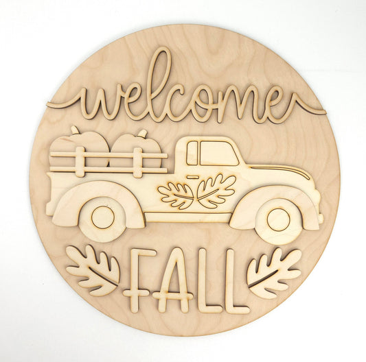 Welcome Fall Truck DIY Kit