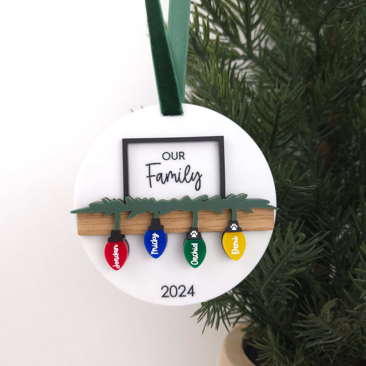 Family Mantle Ornament