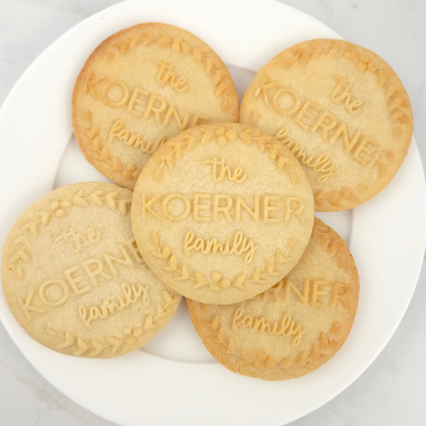 Family Wreath Cookie Stamp