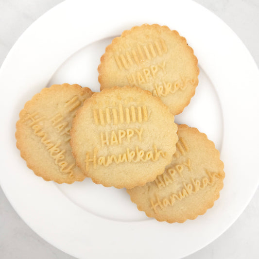 Happy Hanukkah Cookie Stamp