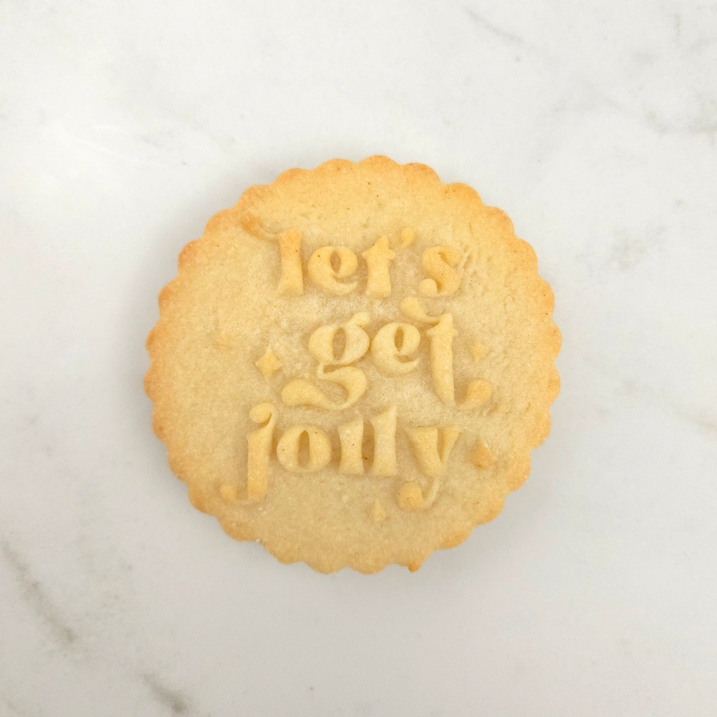 Festive Phrases Cookie Stamp