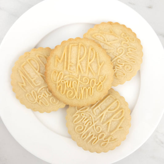 Merry Christmas Cookie Stamp