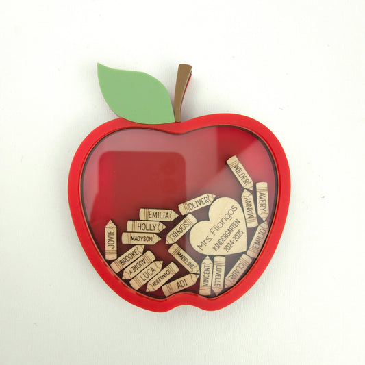Apple Classroom Shaker Magnet