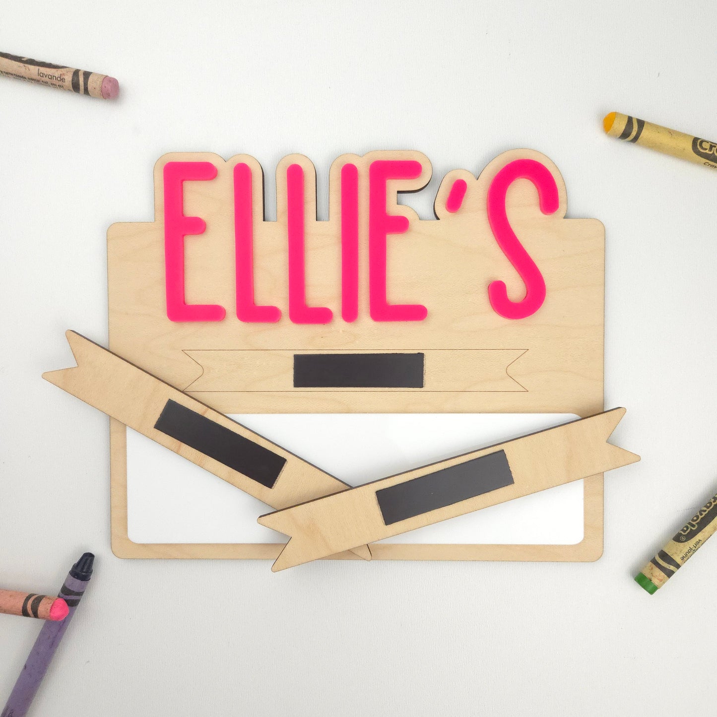 Simple First/Last Day Sign (Single Name)