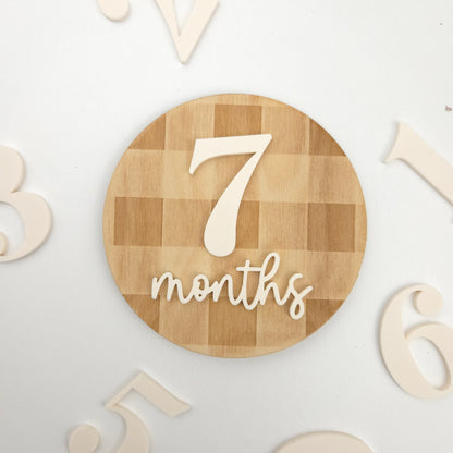 The "Charlie" Interchangeable Monthly Milestones