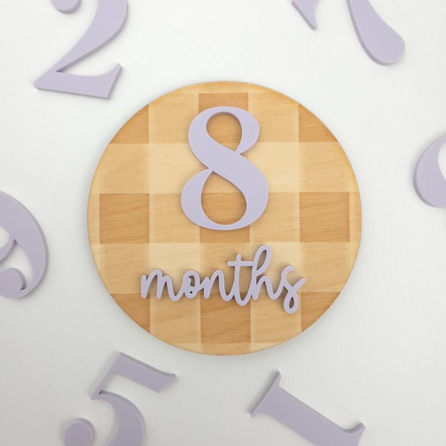 The "Charlie" Interchangeable Monthly Milestones