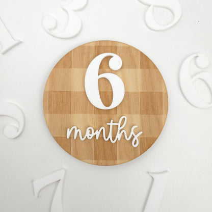 The "Charlie" Interchangeable Monthly Milestones