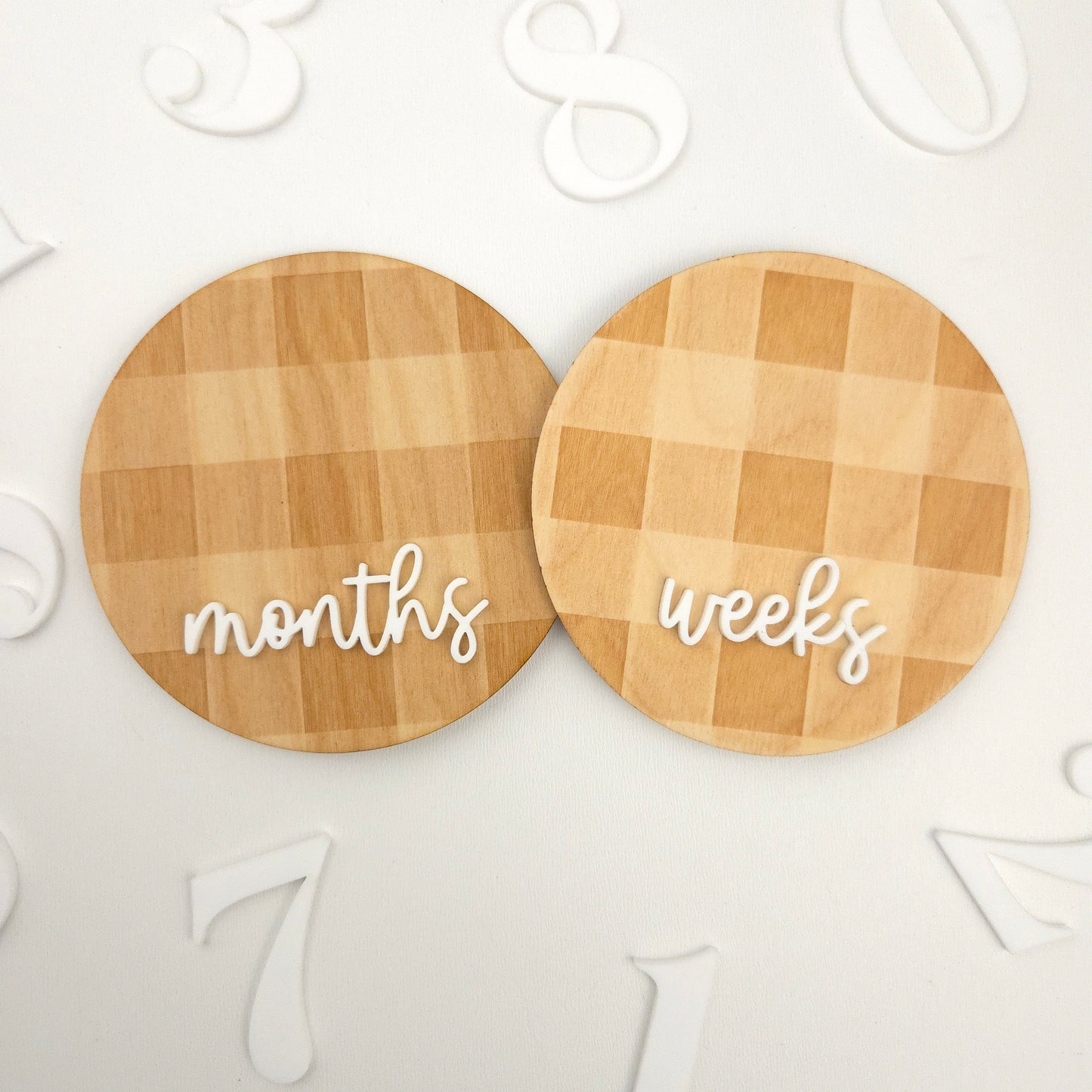 The "Charlie" Interchangeable Monthly Milestones