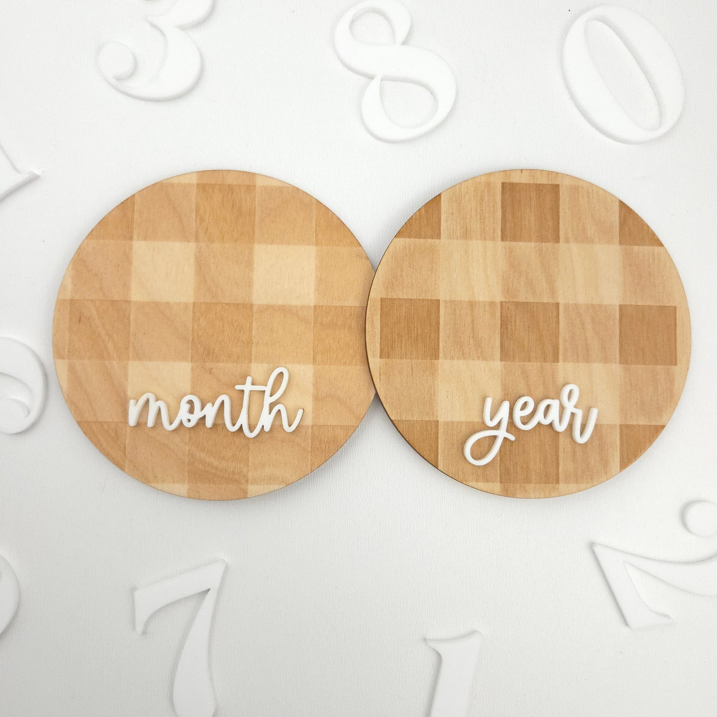 The "Charlie" Interchangeable Monthly Milestones
