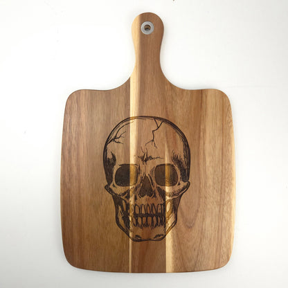 Fall/Halloween Square Acacia Cutting Board