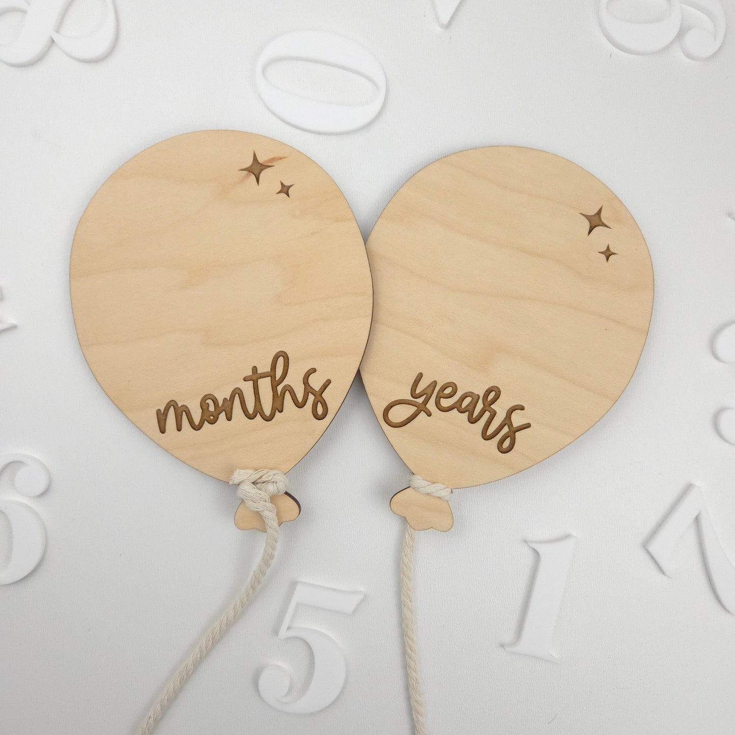 The "Aria" Interchangeable Monthly Milestones