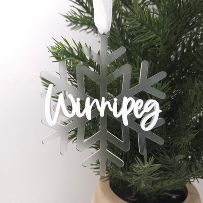 Winnipeg Snowflake Ornament