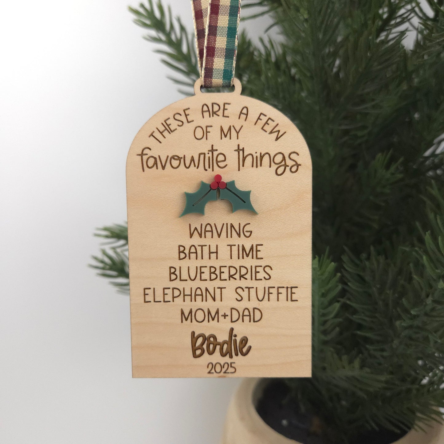 My Favourite Things Ornament