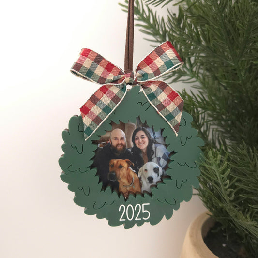 Family Photo Wreath