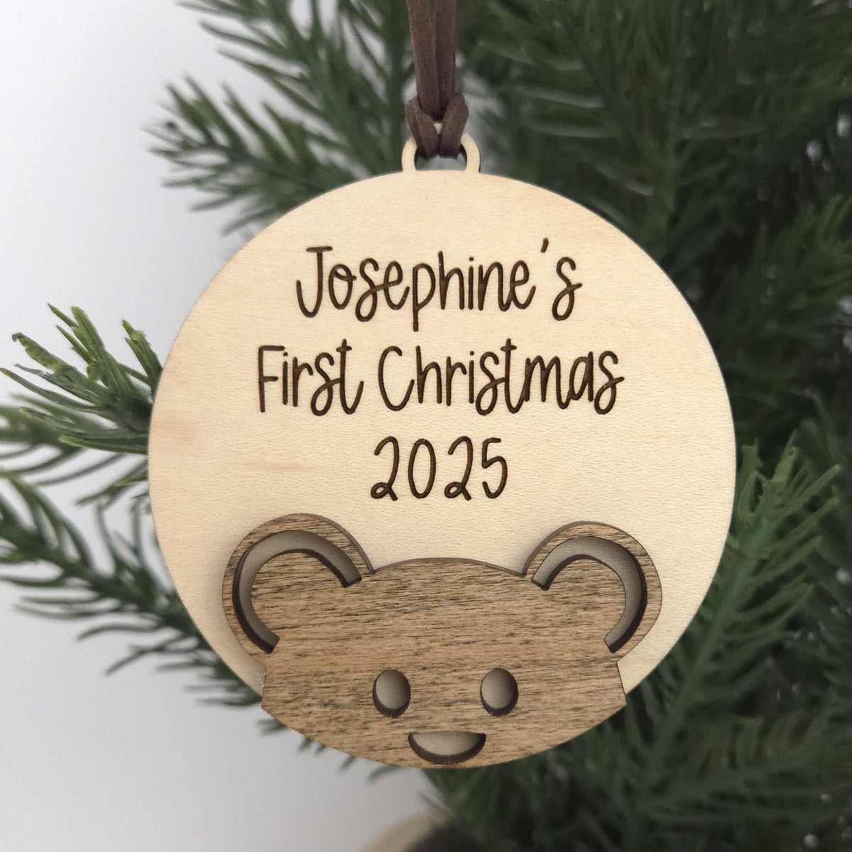 Baby's First Christmas Bear Ornament