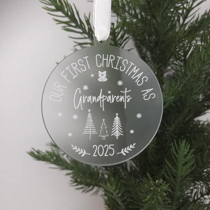 First Christmas as Grandparents Ornament