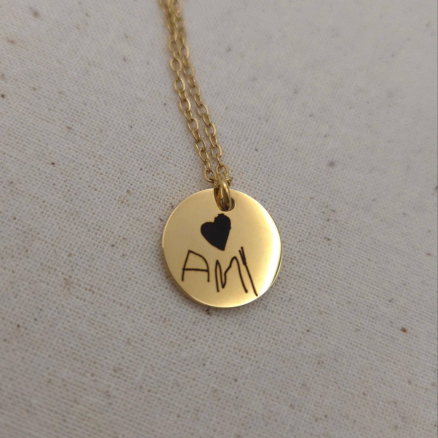15mm Round Necklace