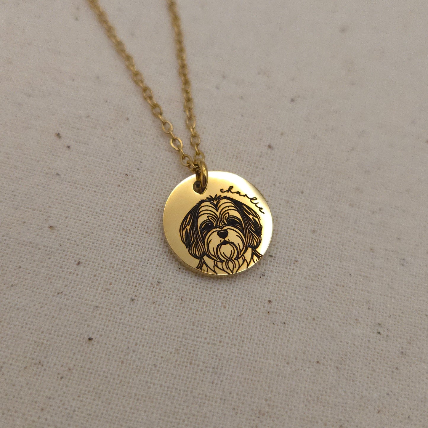 15mm Round Necklace