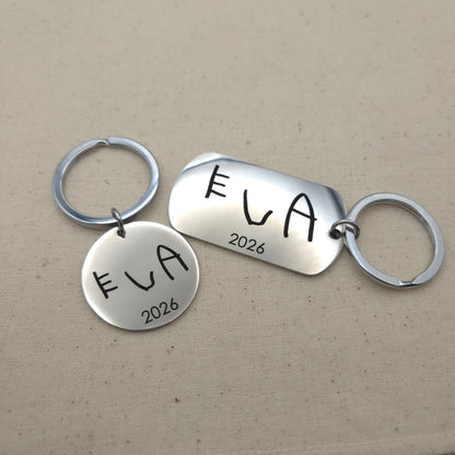 Personalized Metal Keychain