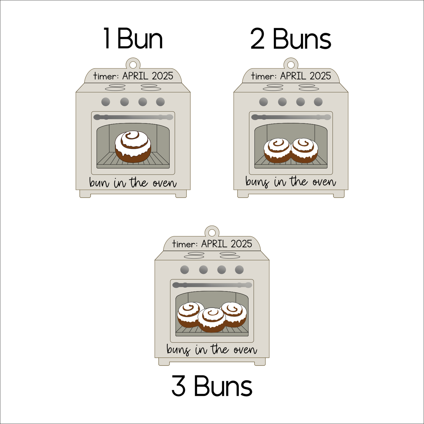 Bun in the Oven Ornament