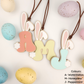 Bunny Initial Easter Tag