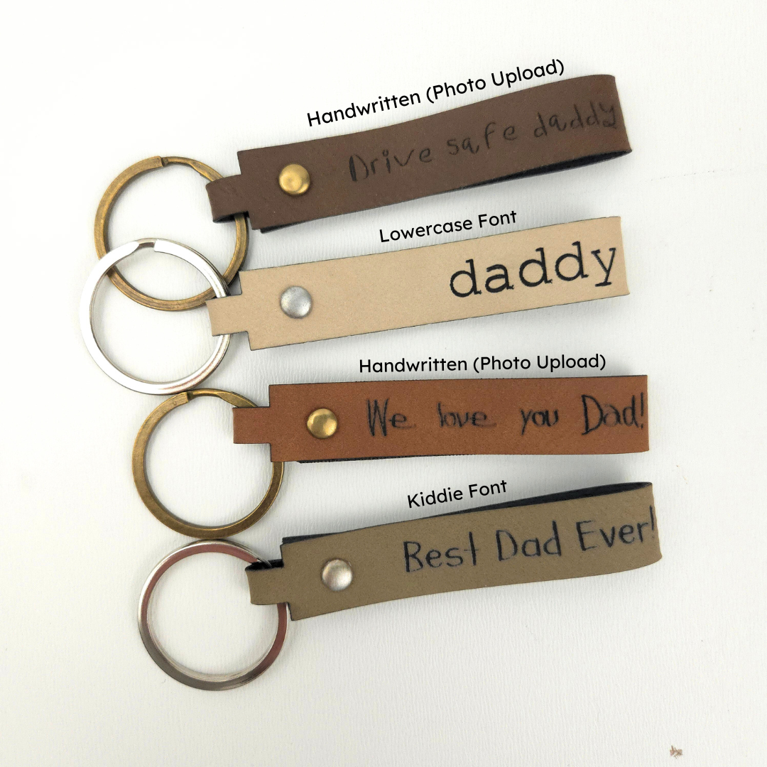 Leatherette Strap Keychain