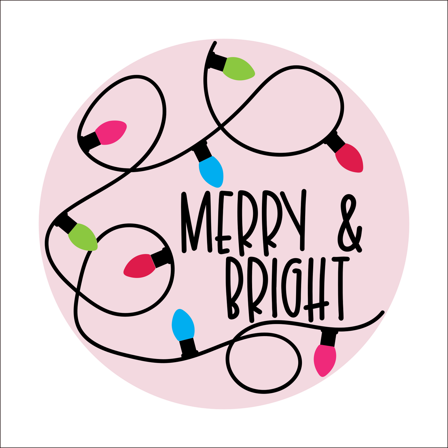 Merry and Bright Christmas Lights DIY Kit